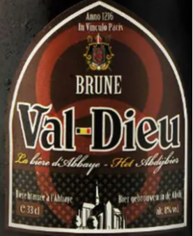 Val dieu brune logo